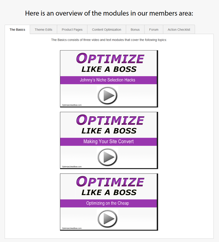 Optimize