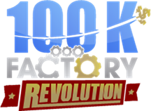 100K Revolution Logo PNsG For Black Back