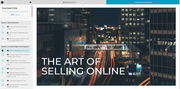 The Art Of Selling Online
