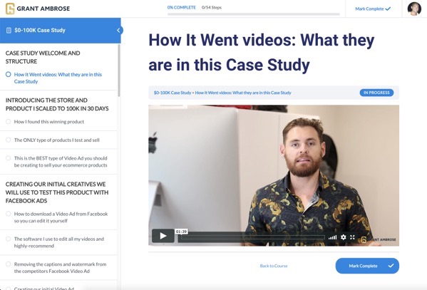 Download Grant Ambrose - 0-100K Case Study