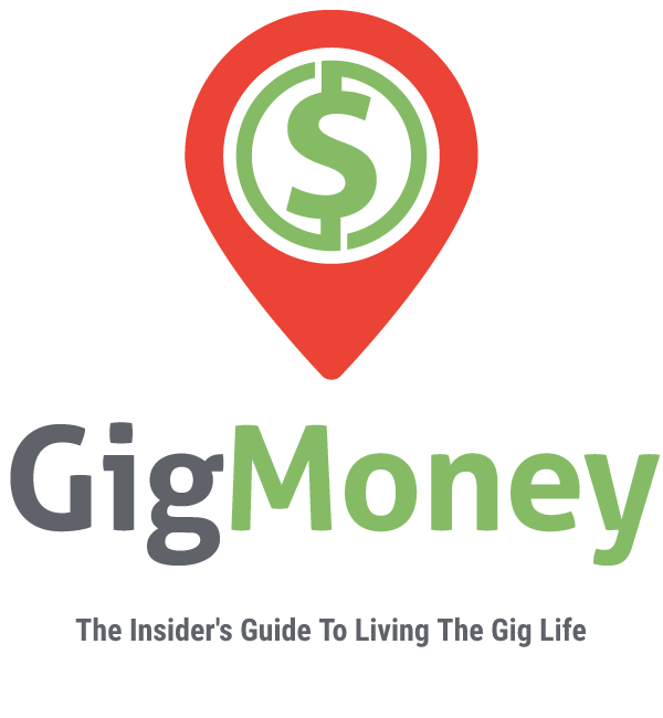 Gig money logo square color title