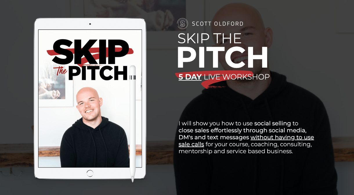 Scott Oldford – Skip The Pitch 5 Day Workshop – getWSOdownload – Download all the latest Internet Marketing products from one place!