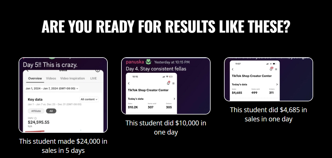 Ecom Degree University TikTok Shop Playbook course cover featuring e-commerce strategies