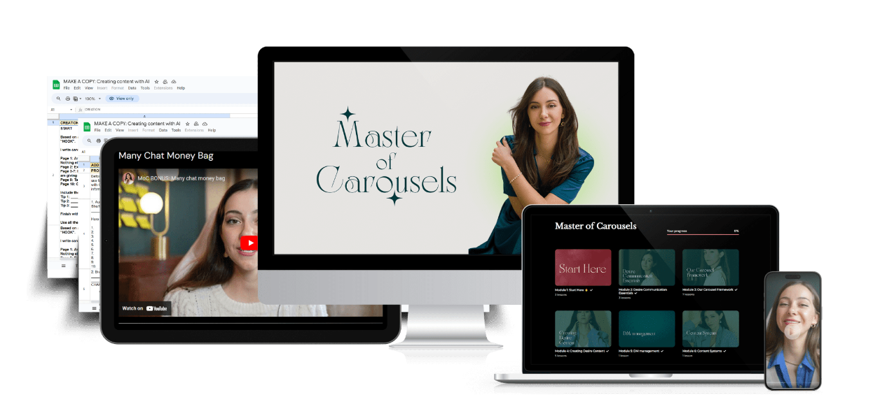 Master of Carousels and Canva Templates Course Banner